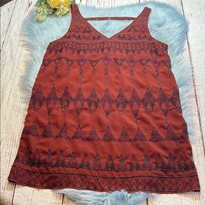 Free People Rust Mini Dress